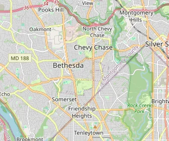 Area schools map